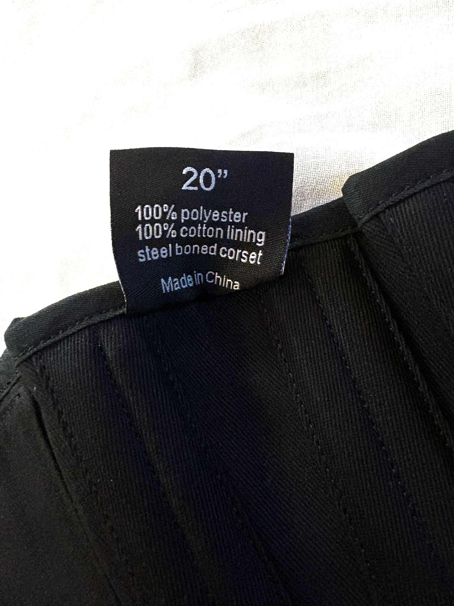 Gorset gotycki z krukiem RESTYLE