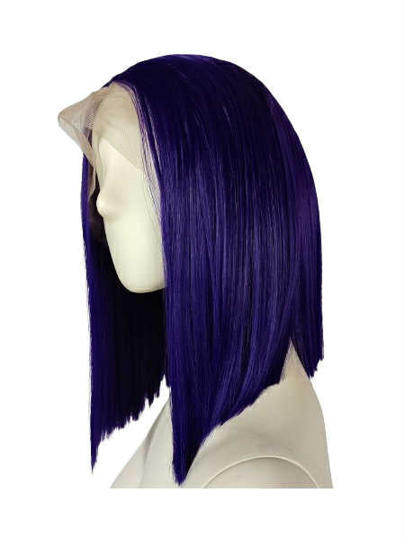 Peruka lace front fioletowa
